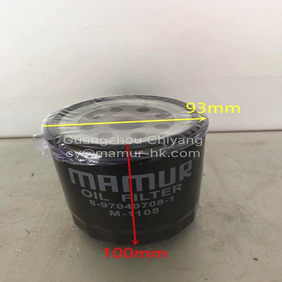 4JB1 4JA1 ISUZU Engine Parts Oil Filter 8-97049708-1 8970497081 1012160TA