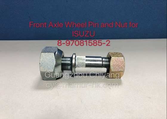 Axle Wheel Pin And Nut ISUZU Chassis Parts For NPR NQR 8-97081585-2