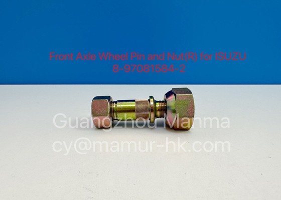 Axle Wheel Pin And Nut ISUZU Chassis Parts For NPR NNR 8-97081584-2