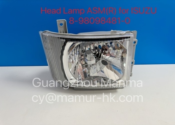 Head Lamp ASM  ISUZU Chassis Parts For NPR GVR FVZ FVR FVM 8-98098481-0