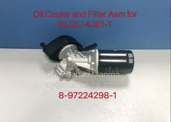 8-97224298-1 ISUZU Engine Parts Oil Cooler And Filter ASM For 4JB1-T