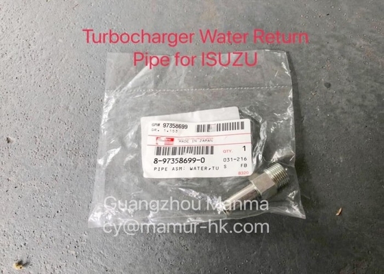 Turbocharger Water Return Pipe  ISUZU Engine Parts For 4HK1 8-97358699-0