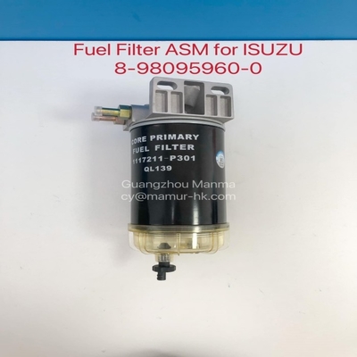 Fuel Filter ASM For ISUZU NPR NQR 4HK1 8-98095960-0 ISUZU Engine Parts