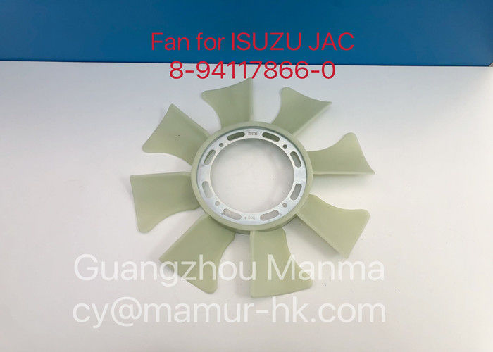 8 Leaves Cooling Fan for ISUZU 4JA1 Engine with OEM No. 8-94117866-0
