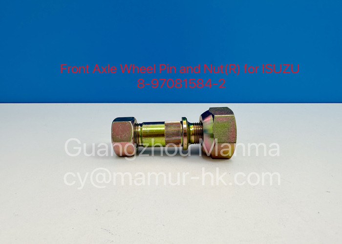 Axle Wheel Pin And Nut ISUZU Chassis Parts For NPR NNR 8-97081584-2